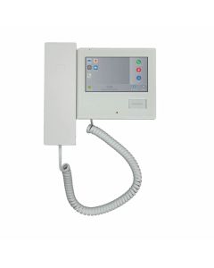 Pearl Lion Cloud9 PL-7037 4.3-inch PoE video monitor with handset for apartment video intercom systems