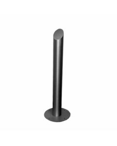 CDVI RPSS-100D pedestrian-height stainless steel post, durable mounting for readers and entry devices.
