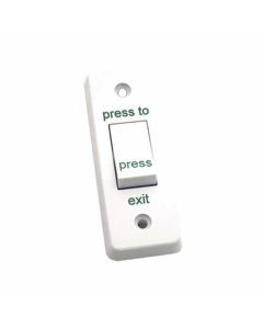 CDVI Narrow, Plastic Architrave Exit Button, Surface Mount
