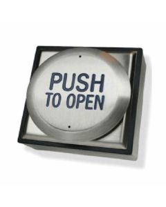 SRS Large Stainless Steel All-active Switch PUSH TO OPEN, Surface