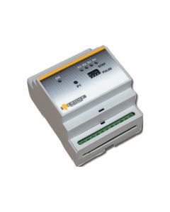 CDVI DIN Mount Receiver with 4 Relays requiring a max load of 3.5kW.