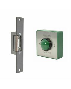SRS Lock Pack Kit - Fail Secure Mortice Latch and PTE Button