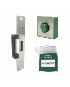 SRS Lock Pack Kit - Long ANSI Strike, PTE Button and Break Glass