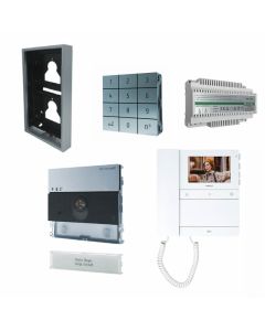 Comelit 9 User Surface Ultra Video Keypad Kit with Handsfree Monitor