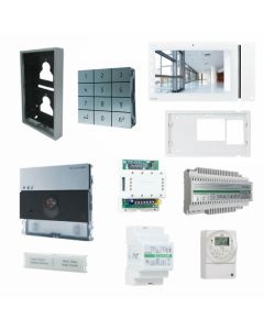 Comelit 9 User Surface Ultra Video Trades Keypad Kit with Maxi