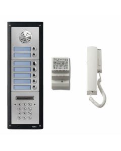 Videx 7 Way 4000 Series Surface Audio Kit with Codelock (Matt Finish)