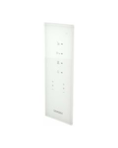 Videx KRA78W Kristallo handsfree audio station in white with touch buttons for modern door entry systems