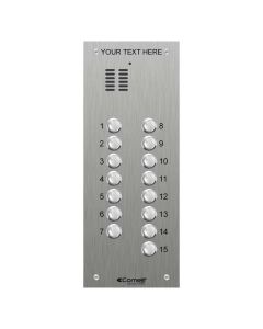 Comelit 15 button, VR s.steel engravable iKall audio panel
