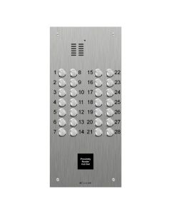 Comelit 28 button, VR s.steel engravable iKall audio + prox.