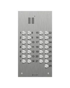 Comelit 29 button, VR s.steel engravable iKall audio panel