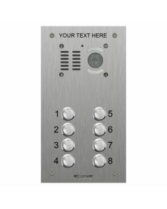 Comelit VK4508 | 8 Button, VR Engravable iKall Video Panel