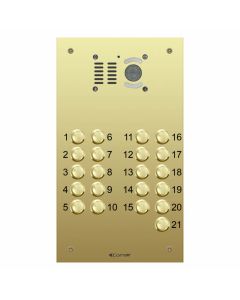 Comelit 21 button, VR brass engravable iKall video panel