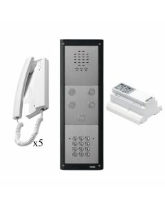 Videx 5 Way Surface VR4K Vandal Resistant Audio Kit with Codelock