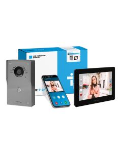 CAME BPT VRM S/S Engravable 3-Way Video Surface Kit with White XTS 7IP