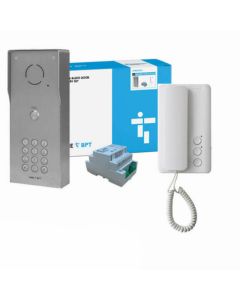 CAME BPT VRM S/S Engravable 10-Way Audio Surface AGT Kit with Keypad