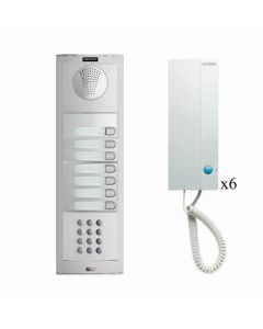 Fermax 6-Way VDS Skyline Audio Kit with Keypad and Trades Button