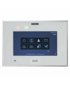 Fermax Vivo Lynx 7 Inch Monitor in Silver, SKU F-1640, showing the 7 inch capacitive touch screen and silver finish.