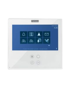 Fermax-1650 Lynx Basic Smile 7" white monitor, modern interface and vivid display for video door systems