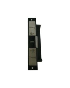 Trimec 112100-010 ES2100 lipless mortise strike, 10–30V DC, for secure access in aluminium or timber frames.