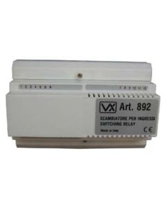 Videx 892 two entrance switching relay for managing access between two entry panels in intercom systems