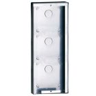 Comelit Powercom 3 Module Stainless Steel Surface Mounted Housing