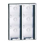 Comelit Powercom 6 Module Stainless Steel Surface Mounted Housing