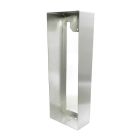 SRS Size A37 Surface Mounting Stainless Steel Rain Hood for VR Panels