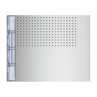 Bticino 351001 | Audio Cover Plate For Sfera Range Of Panels (Silver)