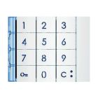 Bticino Keypad Module Front Cover for Sfera Panels (White)