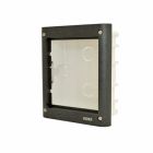 Videx 1 Module 4000 Series Flush Mount Box In Grey