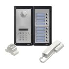 Videx 9 Way 4000 Series Flush Audio Kit with Codelock