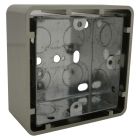 SRS Aluminium Surface Mount Shroud with Back Box for PTE Buttons