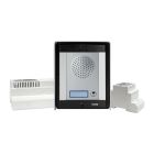 Videx 8K-1/380 One Way Flush Audio Kit with Aluminium Finish