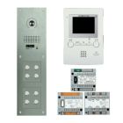 Aiphone GT-8M3/VSS | 8 Button S/S Surface Video Kit With 8 Monitors