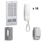 Bell 918 | 18 Way Audio Intercom Kit with Flush Panel