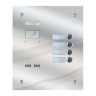 Entryphone 9200/B4-M | 4 Button Flush Stainless Steel Entrance Panel