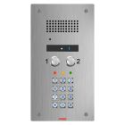 Atigo 2 Button Flush Mount Engravable Audio Panel with Keypad
