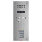Atigo 3 Button Flush Mount Engravable Audio Panel with Keypad