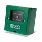 SRS Green Plastic Resettable Call Point, Single Pole