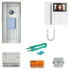 Bticino 4 Way Sfera C100 Video Door Entry Kit with Keypad Access