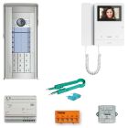 Bticino 10 Way Sfera C100 Video Door Entry Kit with Keypad Access