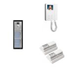 Videx 9-Way 4000 Series Multi Apartment Flush Video Kit