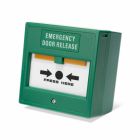 SRS Resettable Surface Mount Green Emergency Break Glass Unit, 2 Pole
