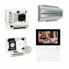 Comelit-PAC 2 User Building Kit + Logos Handsfree Monitor for VR Panel