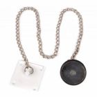 RGL Armature Plate in White with a 95cm Length Chain Attached