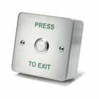 SRS Stainless Steel Press To Exit Button for Surface Mounting