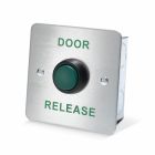 SRS Brushed Stainless Steel Door Release Button, Flush Mount