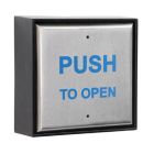 RGL stainless steel, vandal resistant PUSH TO OPEN button
