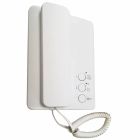 Entrotec White Surface Mounted Audio Entry Handset