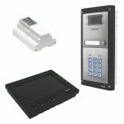 Videx 1-Way Flush 2-Wire Video Kit with Codelock and 6788BL Monitor